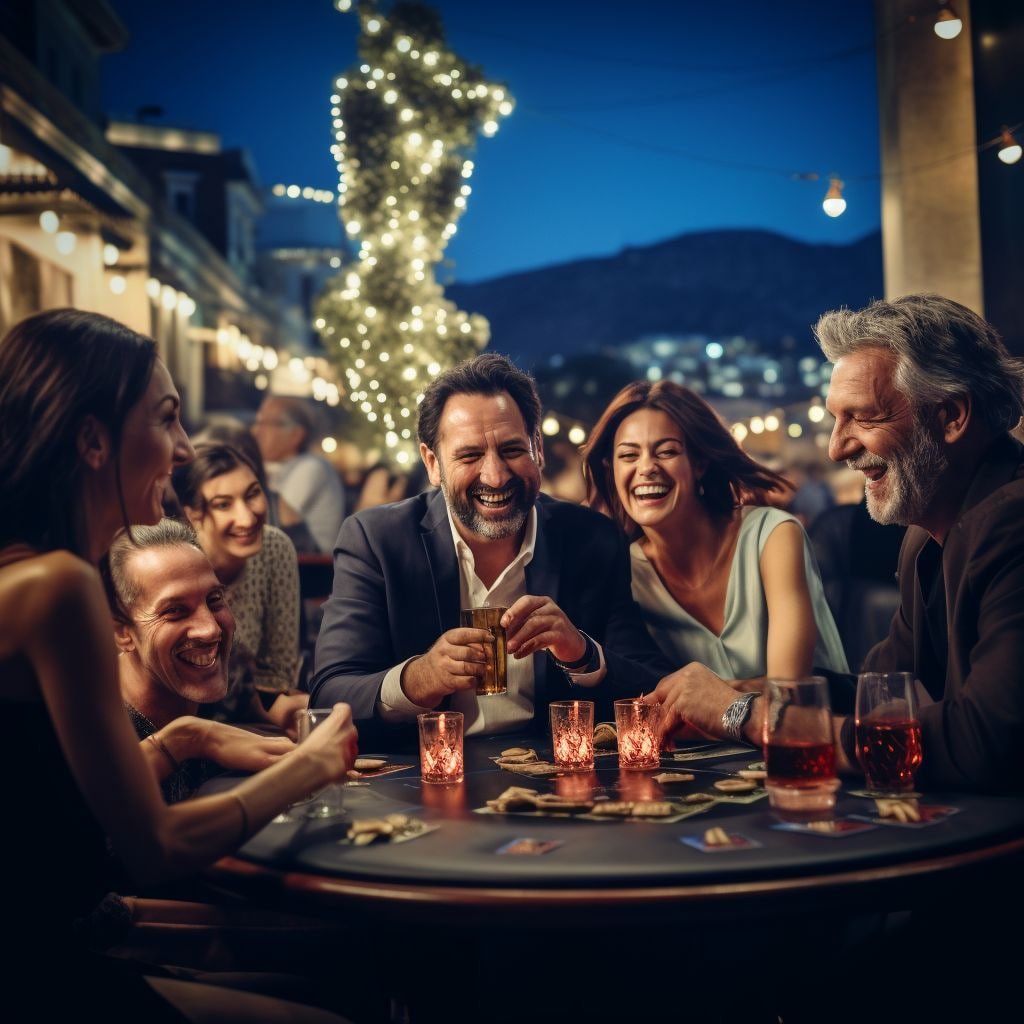 Live blackjack table with dealer and betting interface